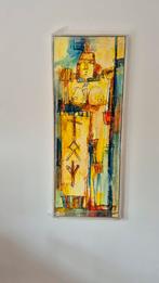 Ton Verstraten,"Schildmaagd 1", 105,5x41,5cm, gemengde techn, Ophalen