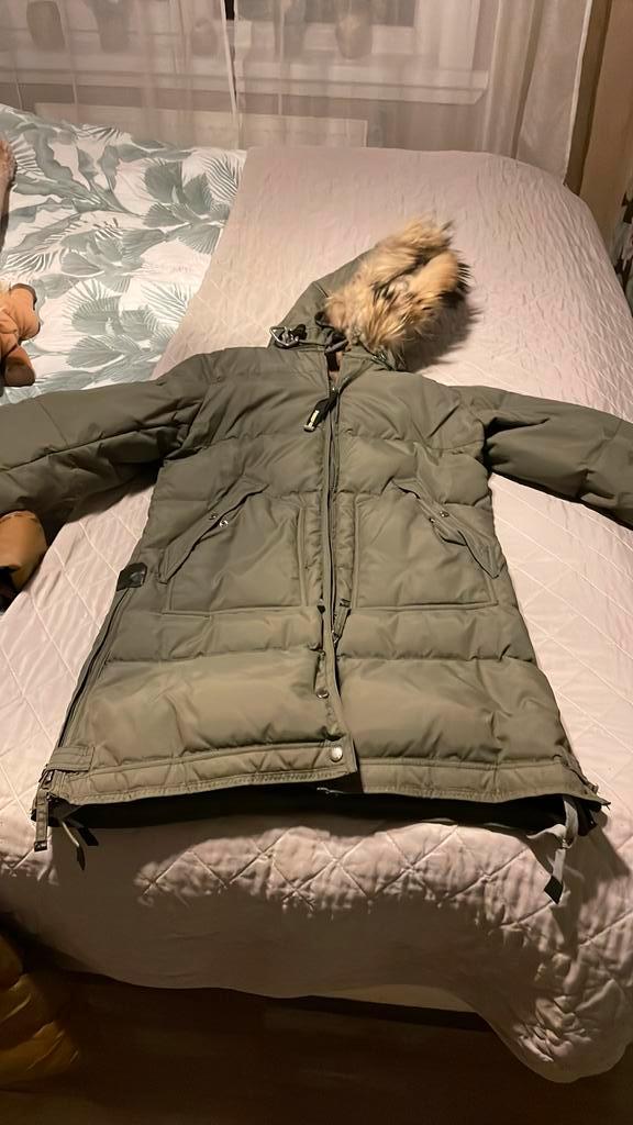 Mooie parajumper  ,moncler,blauer dames jas, Kleding | Dames, Jassen | Winter, Zo goed als nieuw, Maat 36 (S), Groen, Ophalen of Verzenden
