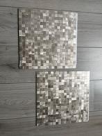 Gouden mozaïek zelfklevende wandtegels 30x30cm - 2 stuks, Doe-het-zelf en Verbouw, Tegels, Overige materialen, Wandtegels, Nieuw