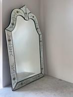 Antieke venetiaanse spiegel | oud glas, Antiek en Kunst, Ophalen, Ovaal, Minder dan 100 cm