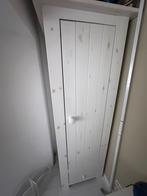 Leuke kinderkamer kast wit grenen hout 1 deurs hang en leg, Ophalen, Gebruikt, 50 tot 70 cm, 105 cm of meer