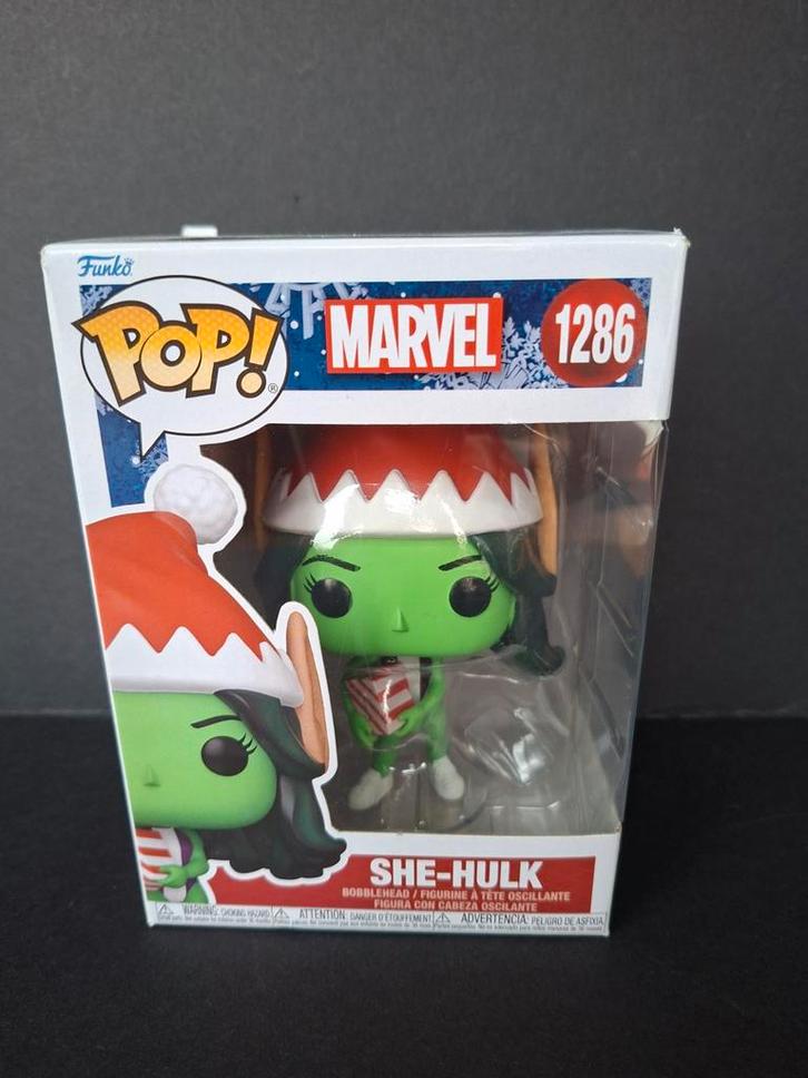 Funko Pop! Marvel 1286 NIEUW She-Hulk She Hulk Holiday, Verzamelen, Poppetjes en Figuurtjes, Nieuw, Ophalen of Verzenden