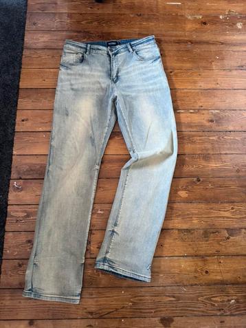 Rivero Relaxed Embossed Washed DENIM JEANS maat 34 beschikbaar voor biedingen