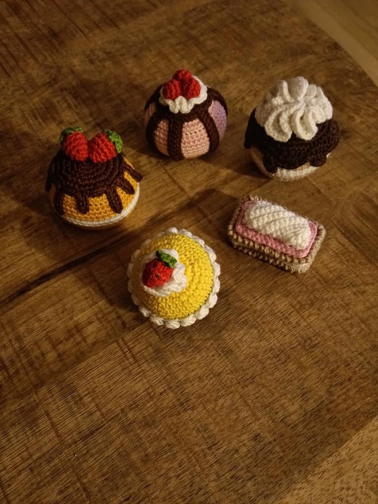 Gehaakte gebakjes, Ophalen, Nieuw, Overige typen