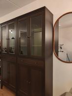 2x IKEA Idanas hoge kast met glazen deur, Ophalen, 200 cm of meer, 50 tot 100 cm, Zo goed als nieuw