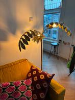 Goudkleurige palmboom staande lamp - 145cm, Ophalen, Zo goed als nieuw, Metaal, 100 tot 150 cm