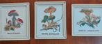 Drie, Deense Borduursels PADDESTOELEN van Tante Brocante, Ophalen of Verzenden