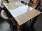 Horeca meubilair: Hardhouten tafels, stoelen, banken, Antiek en Kunst, Ophalen