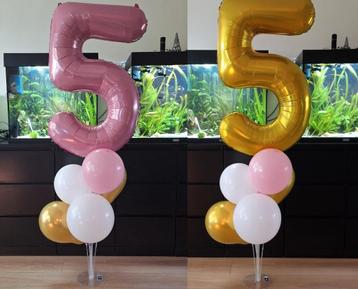 Ballonnenstandaard met je eigen leeftijd erop  beschikbaar voor biedingen