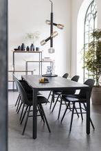 Zuiver Storm tafel 220x90 cm. massief essenhout, Huis en Inrichting, Tafels | Eettafels, Eikenhout, 200 cm of meer, Zo goed als nieuw