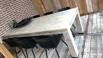 Acacia hout eettafel tv meubel en salon tafel, Minder dan 100 cm, 25 tot 50 cm, 200 cm of meer, Gebruikt