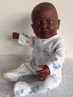 💙THE DOLL FACTORY Donker Babypop JONGEN., Ophalen of Verzenden, Zo goed als nieuw, Babypop, Levensecht of Reborn