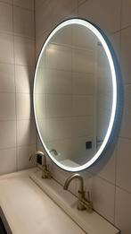Badkamerspiegel verlicht en verwarmd 100cm, Huis en Inrichting, Woonaccessoires | Spiegels, Ophalen, Zo goed als nieuw, Rechthoekig