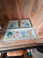 Schaal met 6 Bordjes Fruitmotief Janneke Brinkman, Huis en Inrichting, Keuken | Servies, Ophalen of Verzenden, Overige stijlen