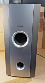 Pioneer S-DV77SW Silver POWERED Subwoofer, Gebruikt, Subwoofer, 120 watt of meer, Ophalen
