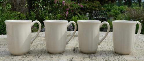 4 x Wedgwood Queen's Plain Mokken Queen's Shape, Huis en Inrichting, Keuken | Servies, Nieuw, Kop(pen) en/of Schotel(s), Wedgwood