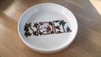 Noel kerst bord met hulst sneeuw 16,5cm doorsnee 3cm hoog No, Diversen, Ophalen of Verzenden, Gebruikt