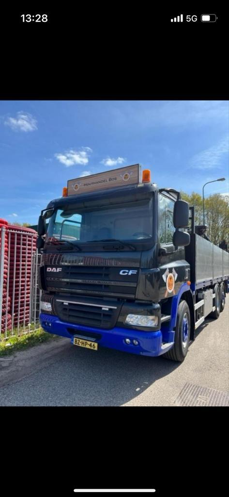 Daf cf85.360, Auto's, Vrachtwagens, Particulier, Diesel, Euro 5, Automaat, Zwart, Grijs, Stof, Vierwielaandrijving, BTW verrekenbaar