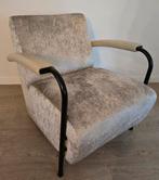 Leolux Scylla fauteuil — herbekleed — zeer nette staat, Huis en Inrichting, Ophalen, 75 tot 100 cm, Zo goed als nieuw, Stof
