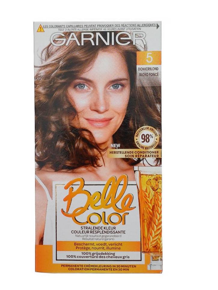 Haarverf Garnier Belle Color donker blond, Sieraden, Tassen en Uiterlijk, Uiterlijk | Haarverzorging, Nieuw, Overige typen, Verzenden