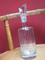 Karaf bewerkt glas Vintage Retro apart met stolp, Verzenden