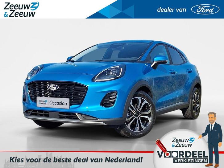 Ford Puma 1.0 EcoBoost Hybrid Titanium | Winterpack | Comfor, Auto's, Ford, Bedrijf, Te koop, Puma, ABS, Achteruitrijcamera, Airbags