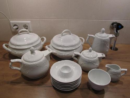 Deel 2 Sanssouci weiss wit Rosenthal serviesdelen, Huis en Inrichting, Keuken | Servies, Zo goed als nieuw, Porselein, Ophalen of Verzenden