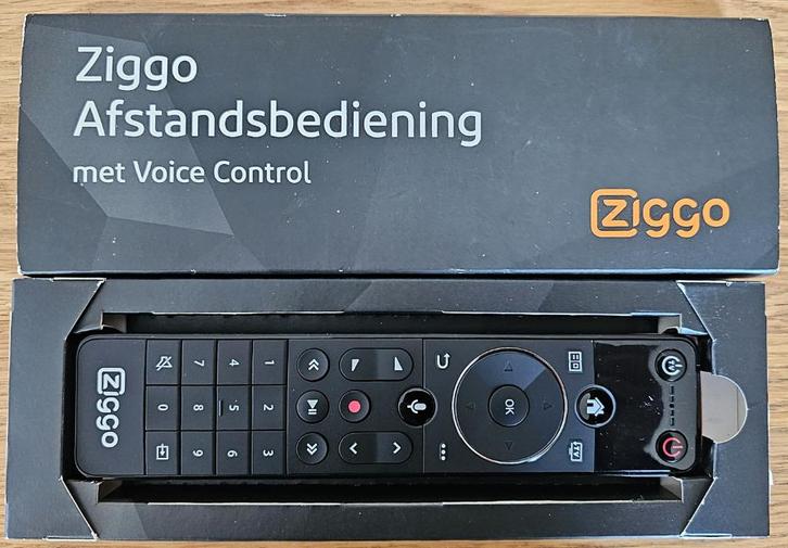 Ziggo Bluetooth Afstandsbediening met Voice Control ., Audio, Tv en Foto, Afstandsbedieningen, Nieuw, Origineel, Mediaspeler, Tv