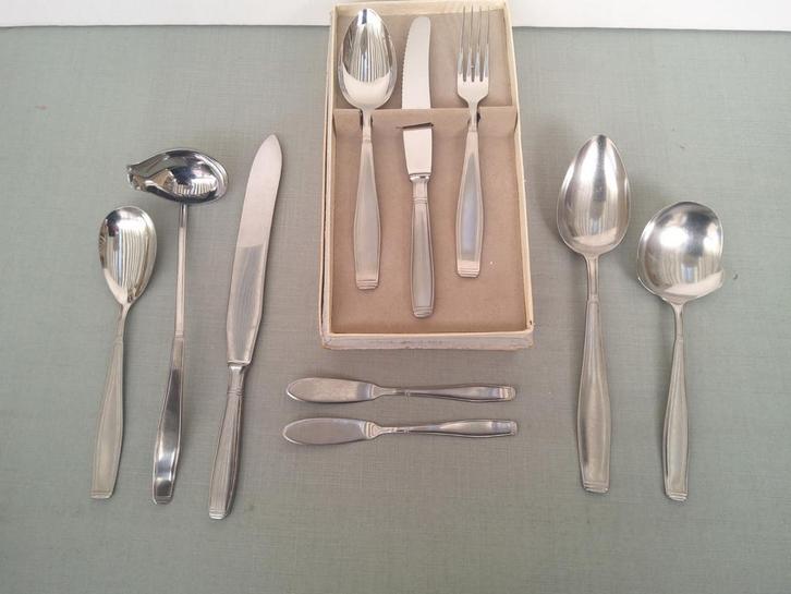 Gero Zilmeta 562 Carre - Bowllepel  - Theelepeltjes etc., Antiek en Kunst, Antiek | Bestek, Ophalen of Verzenden