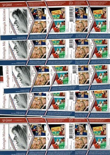 50x Koningin Maxima. postfris. Super goedkoop frankeren beschikbaar voor biedingen