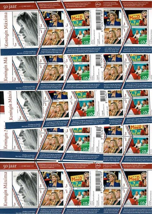 50x Koningin Maxima. postfris. Super goedkoop frankeren, Postzegels en Munten, Postzegels | Nederland, Postfris, Na 1940, Verzenden