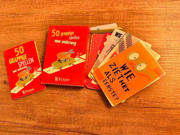 50 Grappige Spelkaarten voor Onderweg, Kinderen en Baby's, Speelgoed | Educatief en Creatief, Nieuw, Taal en Lezen, Ophalen of Verzenden