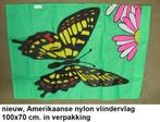 splinternieuw, Amerikaanse decoratie vlindervlag 100x70 cm, Huis en Inrichting, Woonaccessoires | Overige, Nieuw, Decoratie vlindervlag