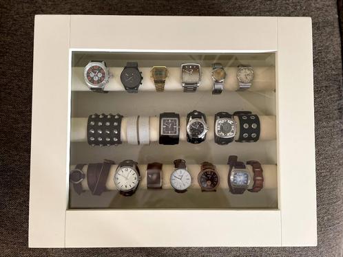 Vitrinekastje voor horloges / armbanden, Huis en Inrichting, Kasten | Vitrinekasten, Zo goed als nieuw, Minder dan 100 cm, 50 tot 100 cm