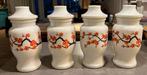 Opaline potten vintage retro, Huis en Inrichting, Keuken | Servies, Ophalen, Overige typen, Overige stijlen, Glas