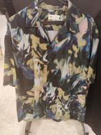 Zara blouse maat M - Bloemenprint, Zara, Blauw, Zo goed als nieuw, Halswijdte 39/40 (M)