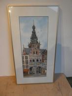 aquarel sint stevens kerk Nijmegen, Antiek en Kunst, Kunst | Schilderijen | Klassiek, Ophalen of Verzenden