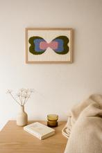 The Cosmic Butterfly – Uniek Getuft Kunstwerk (50x40cm), Verzenden, Nieuw