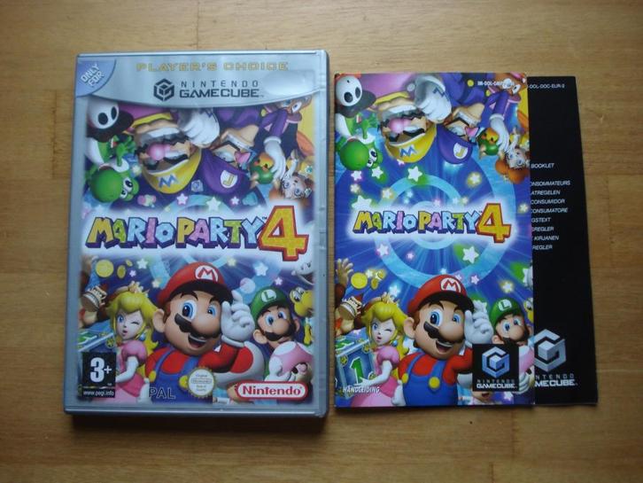 Mario party 4 gamecube, Spelcomputers en Games, Games | Nintendo GameCube, Zo goed als nieuw, Avontuur en Actie, 3 spelers of meer