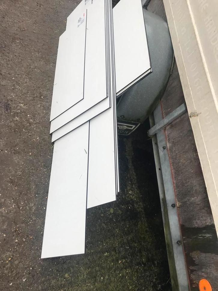 Trespa betonplex hpl boeidelen, Doe-het-zelf en Verbouw, Platen en Panelen, Zo goed als nieuw, Ophalen