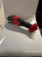 Milwaukee 18v haakse slijper slijptol met of zonder accu, Ophalen of Verzenden, Gebruikt, 1000 watt of meer, Haakse handslijpmachine