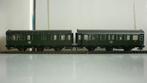 2 Fleischmann H0 5090 + 5091 3-assige personenwagons, Gebruikt, Gelijkstroom, Fleischmann, Wagon