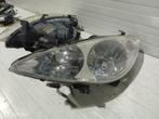 Koplamp Peugeot 307 CC 9641615680 9641615780, Auto-onderdelen, Verlichting, Gebruikt, Ophalen of Verzenden
