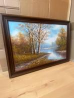 Prachtig olieverf landschap schilderij, Antiek en Kunst, Ophalen