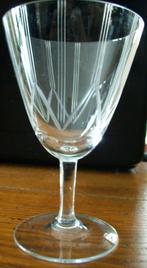 wijnglas stervorm slijpsel, Antiek en Kunst, Ophalen of Verzenden