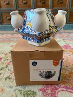 Heinen tulpen vaas (stapelgekte), Huis en Inrichting, Woonaccessoires | Vazen, Ophalen of Verzenden, Zo goed als nieuw, Glas, Minder dan 50 cm