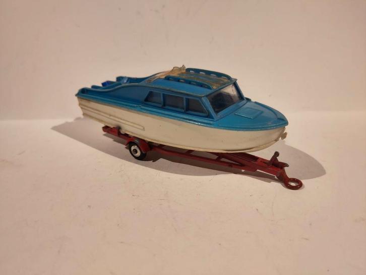 Corgi Toys Dolphin 20-4 Berth Cabin Cruiser Wincheon Trailer, Hobby en Vrije tijd, Modelauto's | 1:43, Gebruikt, Auto, Corgi, Ophalen of Verzenden