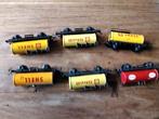 Fleischmann  tankwagens  6 stuks in 1 koop, Gelijkstroom, Fleischmann, Rails, Ophalen of Verzenden