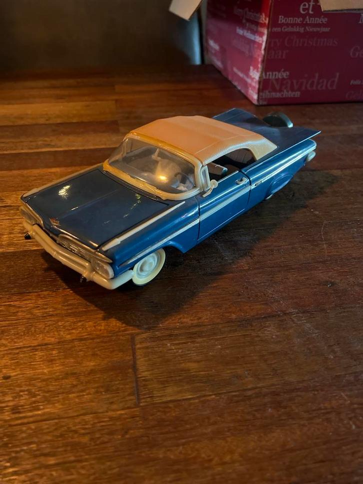 1:18 1959 Chevrolet Impala Modelauto, Hobby en Vrije tijd, Modelauto's | 1:18, Gebruikt, Auto, Overige merken, Ophalen of Verzenden