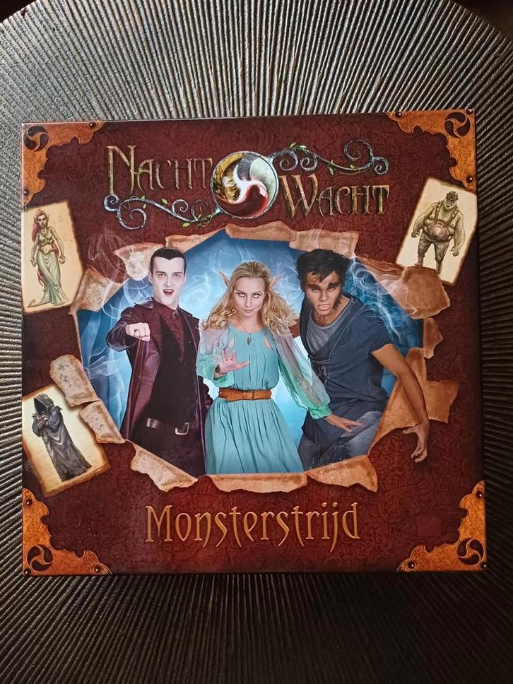 Nachtwacht Monsterstrijd Bordspel, Hobby en Vrije tijd, Gezelschapsspellen | Bordspellen, Zo goed als nieuw, Een of twee spelers